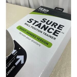 IZZO Sure-Stance Ball Position Trainer | Right-Handed Golf Swing Aid